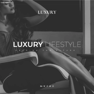 Luxuryy.in - Luxus Webdesign Projekt