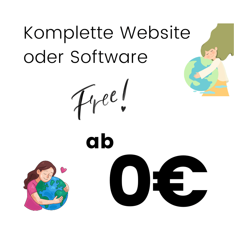 100 % kostenlose Website Technologie für die Menschheit