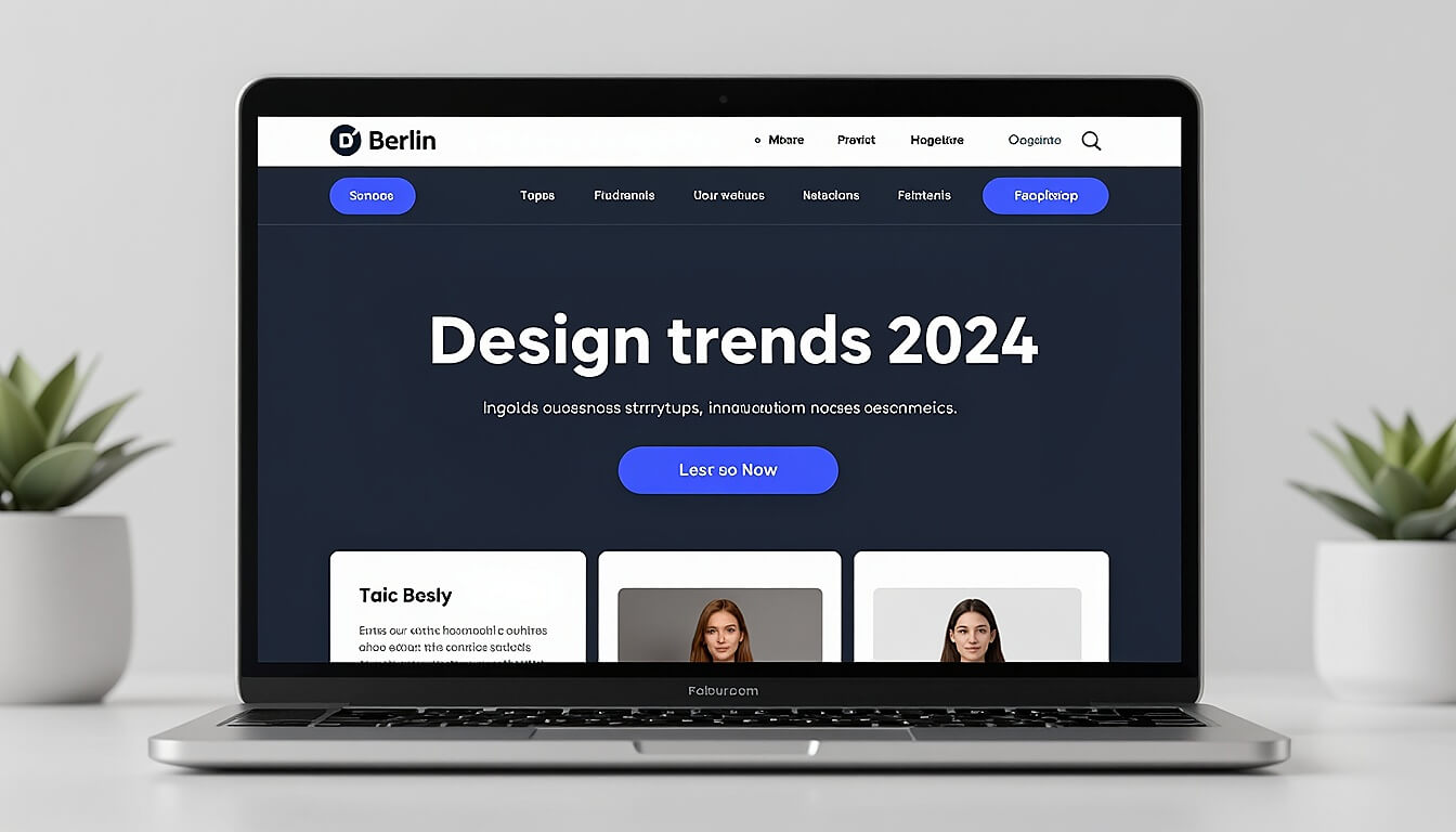 Webdesign Trends 2024 für Berliner Startups: Innovation trifft Ästhetik